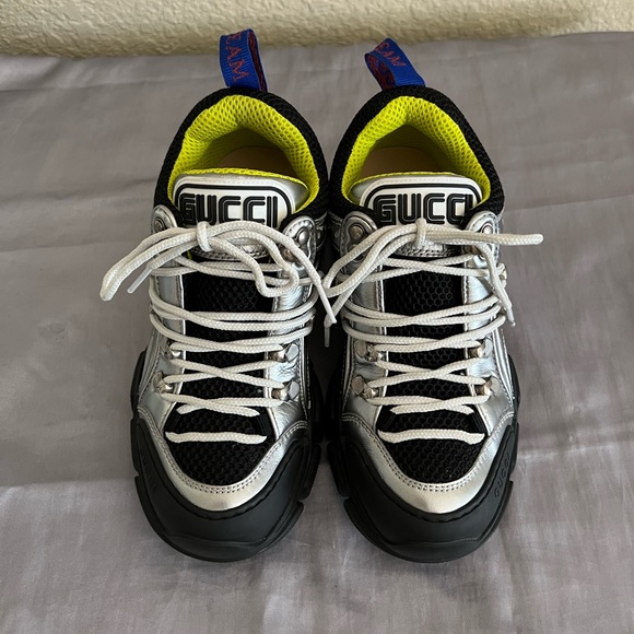 Gucci Flashtrek Trainer Shoes Sneakers 35 NEW - Picture 14 of 14
